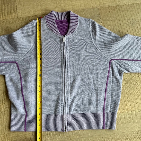 Lululemon Reversible Double-Knit Zip-Up Sweater - Picture 6 of 6